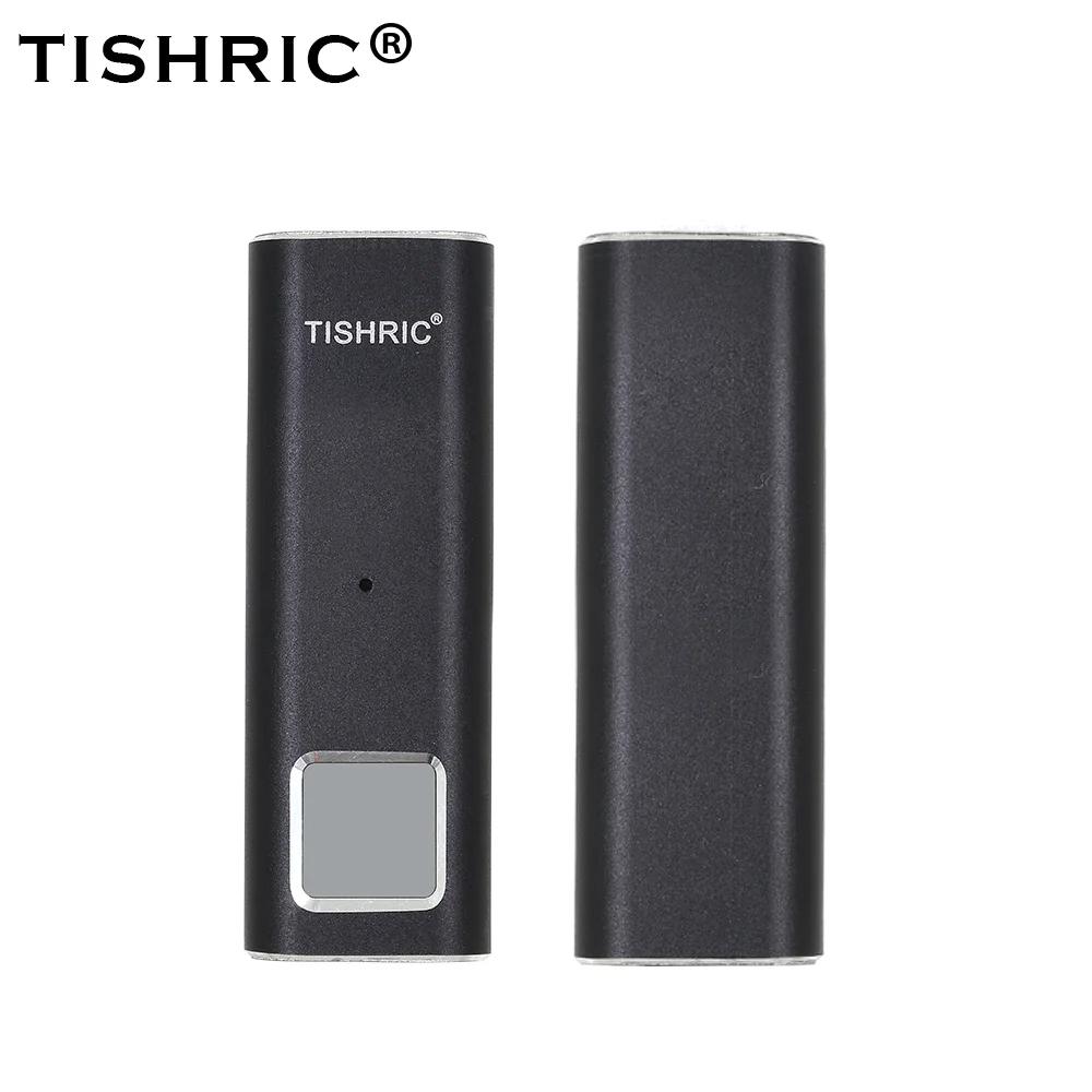 TISHRIC отпечаток пальца USB флеш-накопитель 16 Гб/32 ГБ/64 Гб/128 ГБ флеш-накопитель Fnger принт USB флеш-накопитель ключевой диск памяти на ключ - Цвет: Black