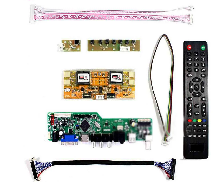 Новый комплект ТВ 56 для QD17EL07 Rev.09 / Rev.11 Rev.12 TV + HDMI VGA AV USB ЖК-дисплей светодиодный