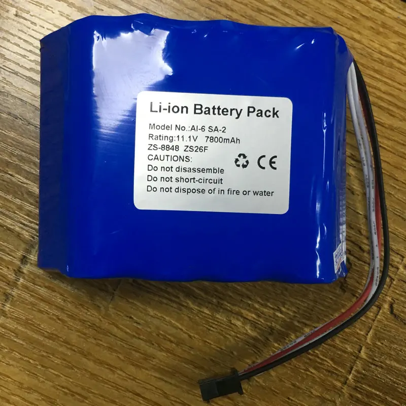 Бесплатная доставка Signalfire запасная батарея ZS 8848 ZS26F 11 1 V 7800mAh для AI 6 SA 2 волоконно