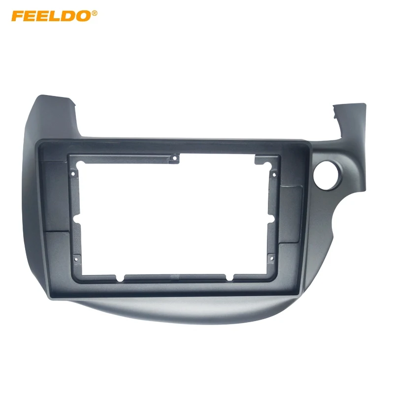 FEELDO стерео аудио 2Din фасции рамка для Honda Fit 08-13(RHD) 10," большой экран CD/DVD плеер лицо тире крепление отделка комплект
