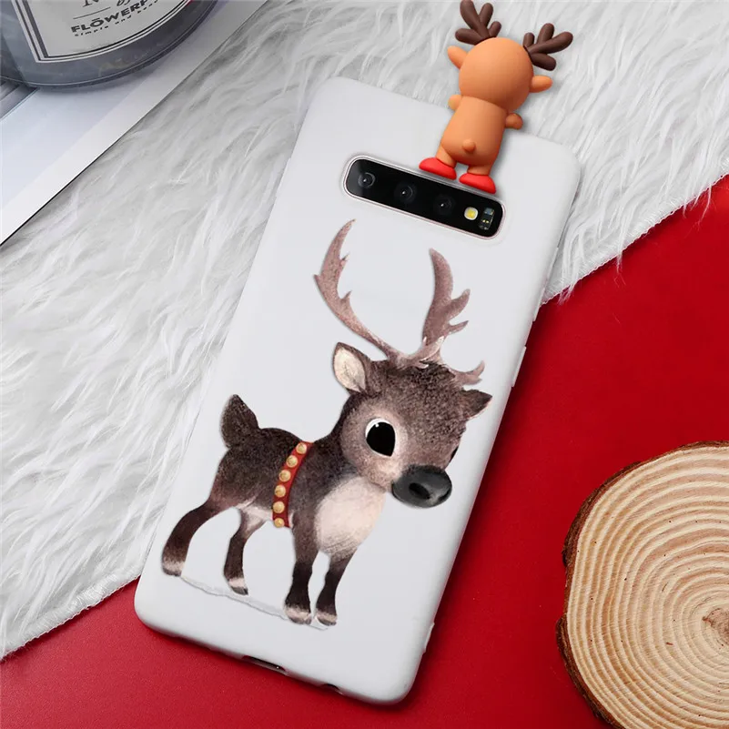 11Klbd-milu С рисунком рождественского оленя чехол для samsung Galaxy S10 S8 S9 плюс S6 S7 край S10E A10 A20 A30 A40 A50 A50S A60 A70 M10 M20 мягкий гелеобразный чехол-накладка чехол - Цвет: 11Klbd-milu