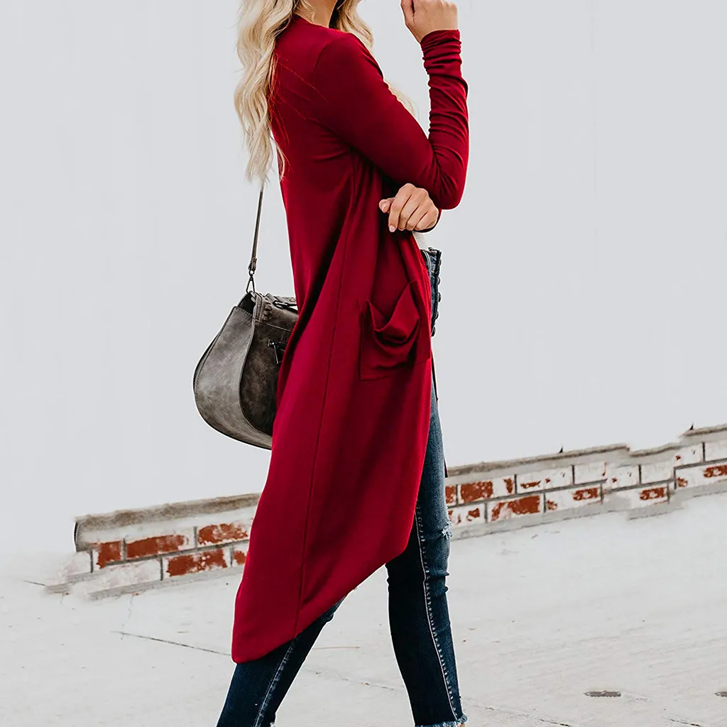 Chaquetas mujer, Женский однотонный вязаный в рубчик кардиган с длинными рукавами и кнопками, верхняя одежда, большие размеры, осенняя женсткая куртка
