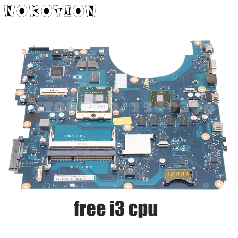 NOKOTION BREMEN2 VE для Samsung NP R540 материнская плата ноутбука BA41 01285A HD 4500 DDR3 Бесплатный i3