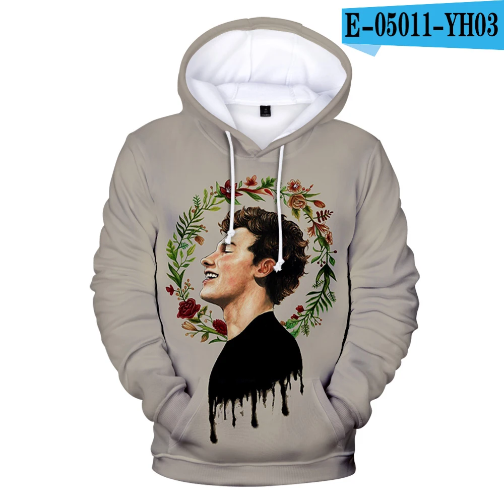 Senorita Camila Cabello& shawn mendes 3D Harajuku hoodies Sweatshirt New Women/men/Kids Parent-child Hoodies Sweatshirt - Цвет: YH03