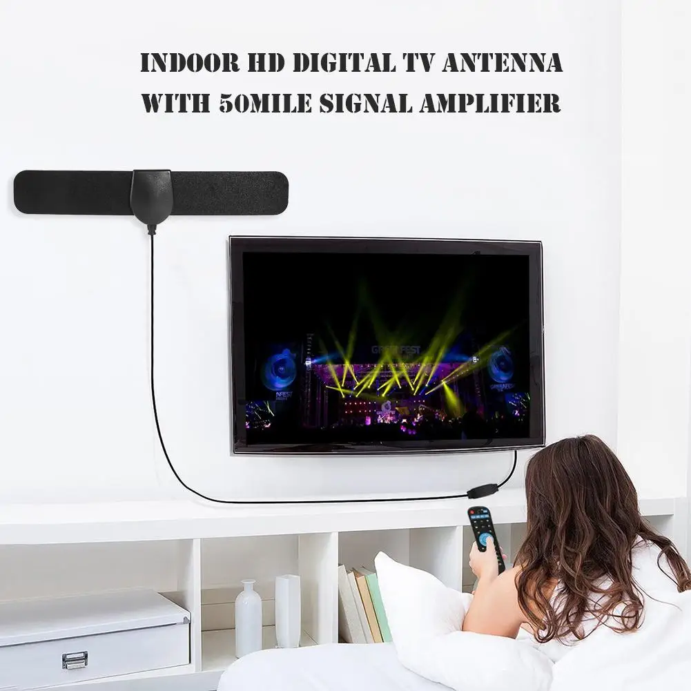 best outdoor antenna Smart TV 4K Digital Antena For  Aerial Indoor  HDTV Antenna Dish Receiver Free Channel 1080P DVB-T2 Satellite Signal TV Sitk apple tv box