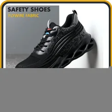 

Probeli Safety Shoes Sport Boots Anti Slip Anti-Smashing Breathable Steel Toe Kasut Lelaki Kerja Kasut Safty JB798