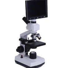 Microscopio de tienda de mascotas, mira el microscopio de espermas de cerdo para ver la observación celular del áfido, portátil