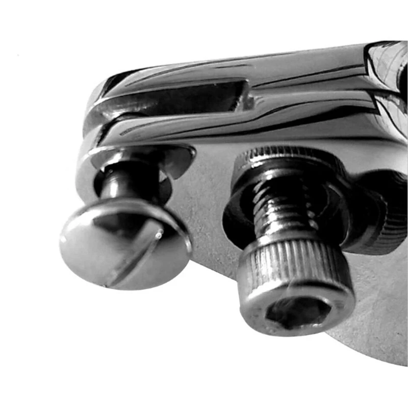 22mm 25mm 316 Stainless Steel Fitting Boat Bimini Top Hinged With 2 Screws Jaw Slide Easy Install Marine Hardware N0HF marine accessories marine hardware marine fastening set marine mounting set