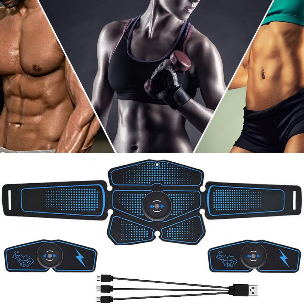 

Electric Press Simulator Massager Abdominal Muscle Trainer Sports Exercise Fitness Equipment Training Apparatus Workout Gym Home