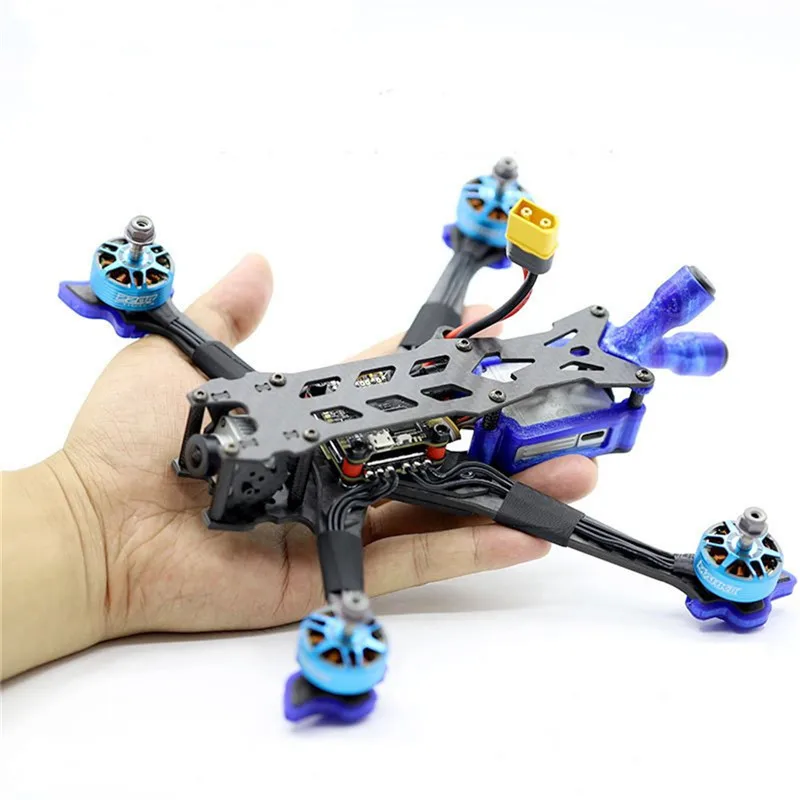 B6FPV 225 мм Колесная база 4 мм рычаг 28 мм Высота 3D Печатный комплект из углеродного волокна для рамы для FPV гоночный Радиоуправляемый Дрон мультиротор запасные части Accs