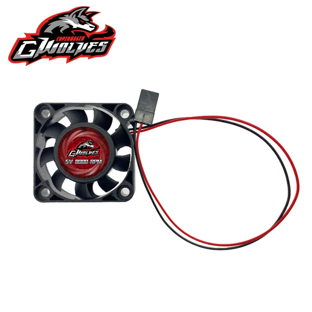 RC fan 25/30/35/40/50mm 8000RPM 5V-7V DC High wind cool Motor ESC fan heat sink 30/60/120/150A ESC 36/42mm motor futaba plug 5