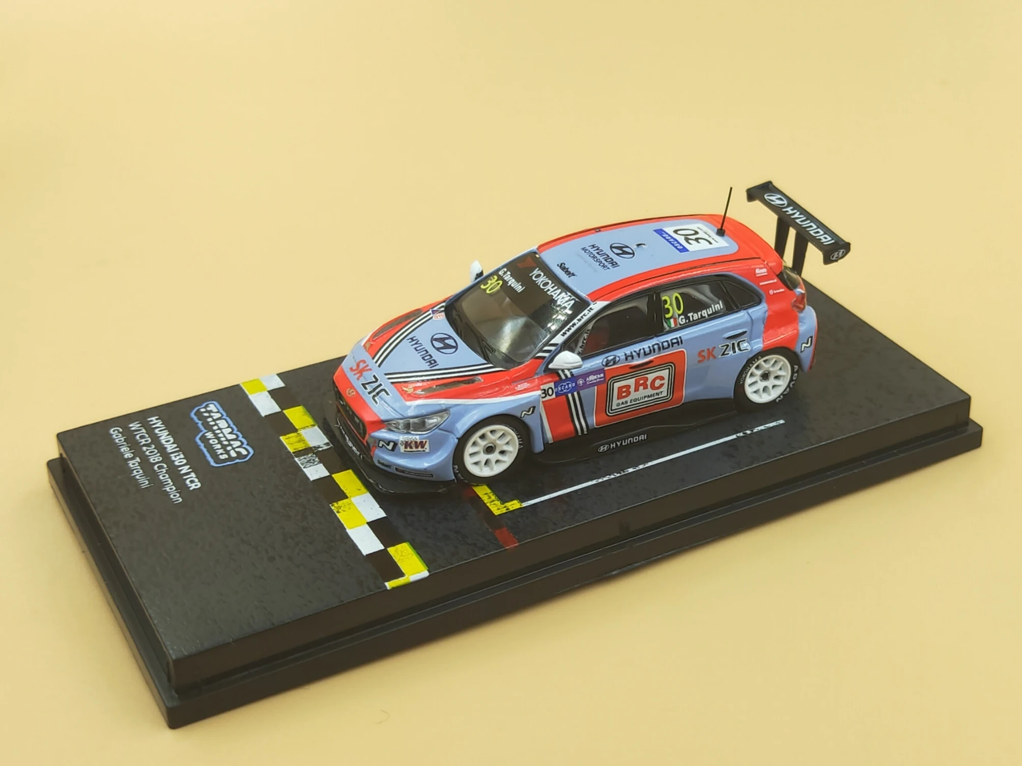 Tarmac работает TW 1:64 Hyundai i30 N TCR WTCR коллекция литых под давлением моделей автомобилей