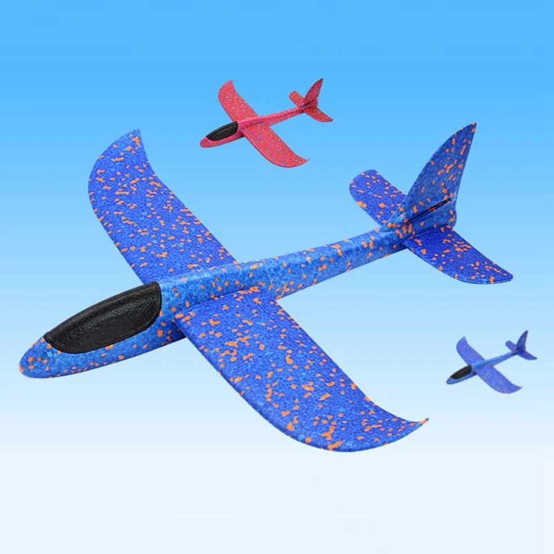 Main extérieure jetant avion main jetant modèle de glisse jouet mousse avion modèle avion jouets modèle de Puzzle