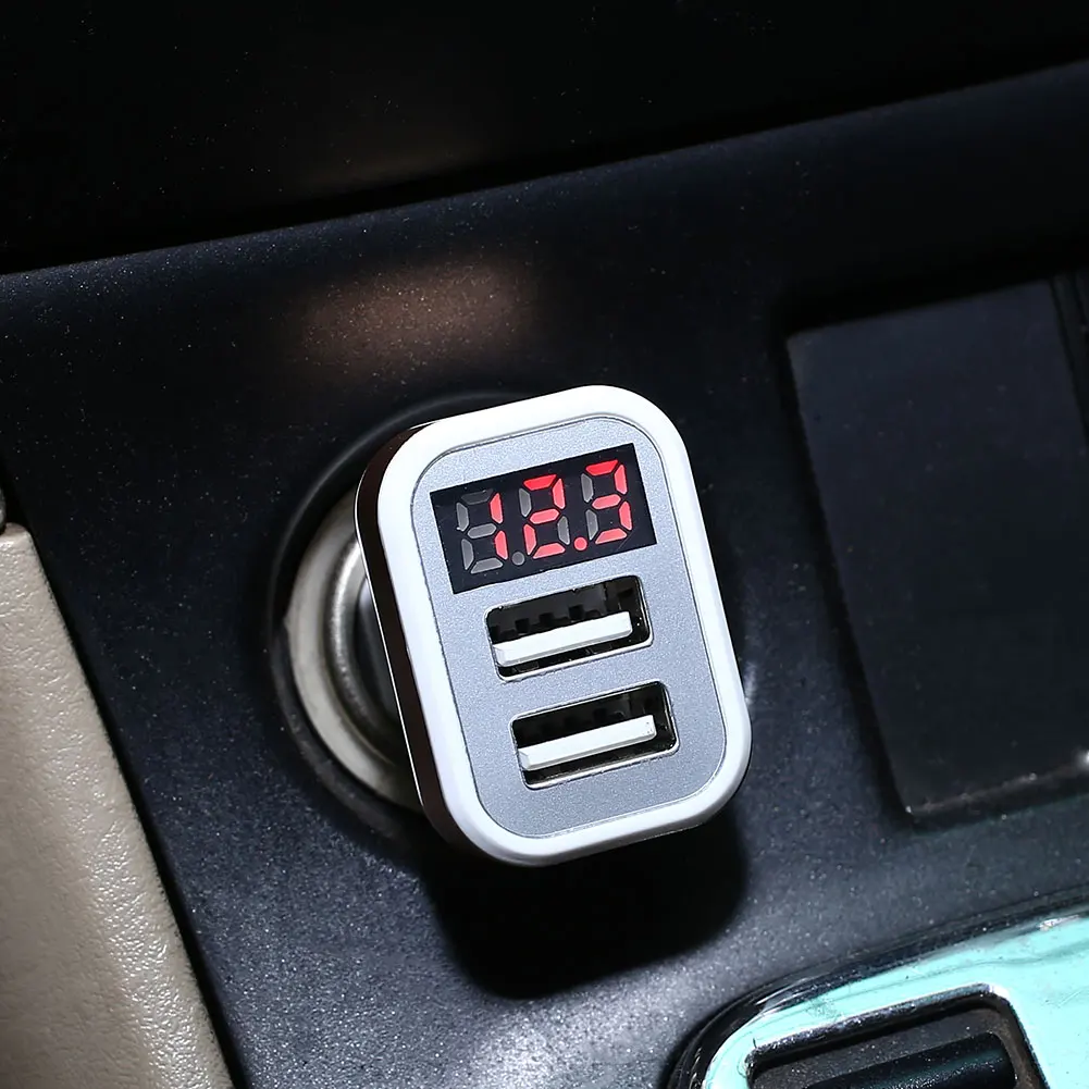 2.1A автомобильное зарядное устройство портативные автомобили Dual USB для Htc Прямая поставка