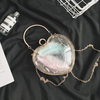 

mini clear bag transparent luxury handbags women bags designer chain shoulder crossbody bags for women 2020 hand bags purses
