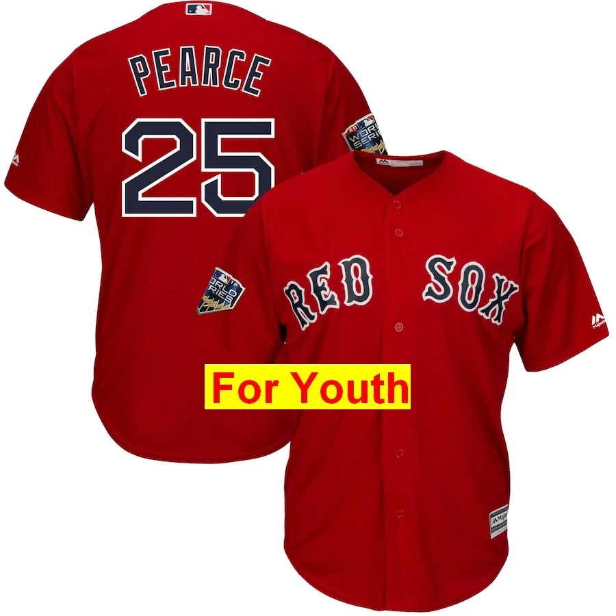 Youth Youth Xander Bogaerts Boston David Ortiz Mookie Betts Andrew Benintendi Chris Sale David Price Jersey Bradley Jr World - Цвет: Youth