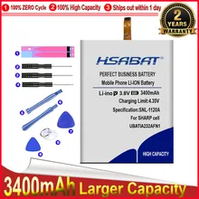 HSABAT 0 цикл 3400mAh аккумулятор UBATIA232AFN1 для SHARP AQUOS 302SH высокое качество