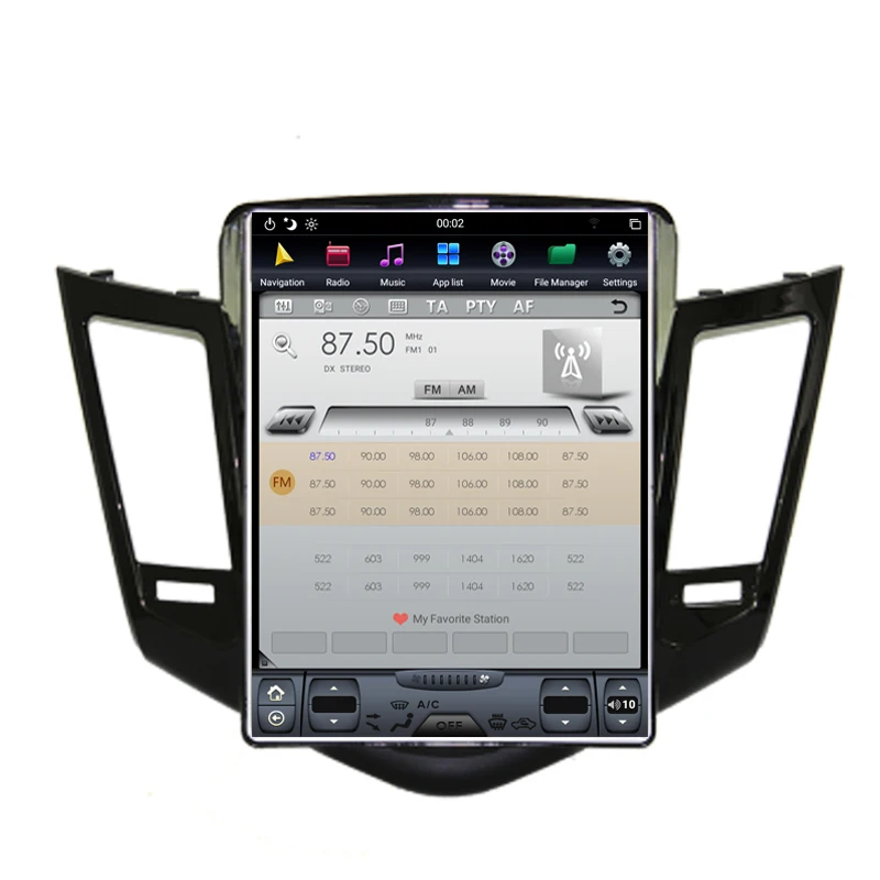 Excellent NAVITOPIA 10.4inch 4G+64GB Tesla Style Vertical Screen Android 8.1 Car DVD GPS Navigation for Chevrolet Cruze 2008-2015 11