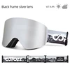 bk frame silver lens