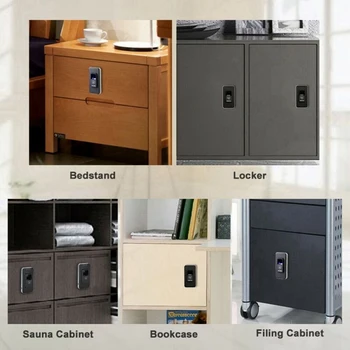 

Biometric Fingerprint Lock Control Home Drawer Cabinet Office Security