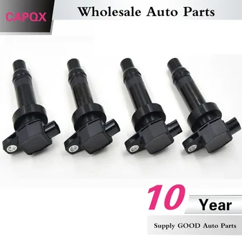 

CAPQX 4PCS Ignition Ignitor Coil Plug For Hyundai Accent I20 I30 For KIA Soul 1.6 2010 2011,Rio Rio5 2012 2013 2014