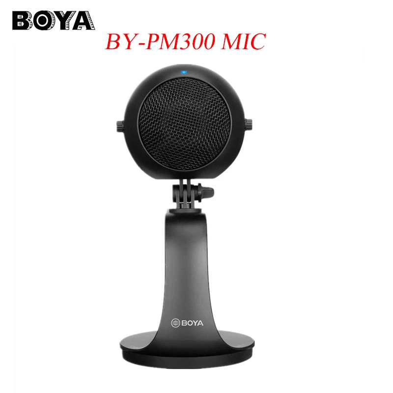 

BOYA BY-PM300 Profession USB Microphone Mic for PC Computer Desktop Live Singing Recording Conference Room Pointing Radio