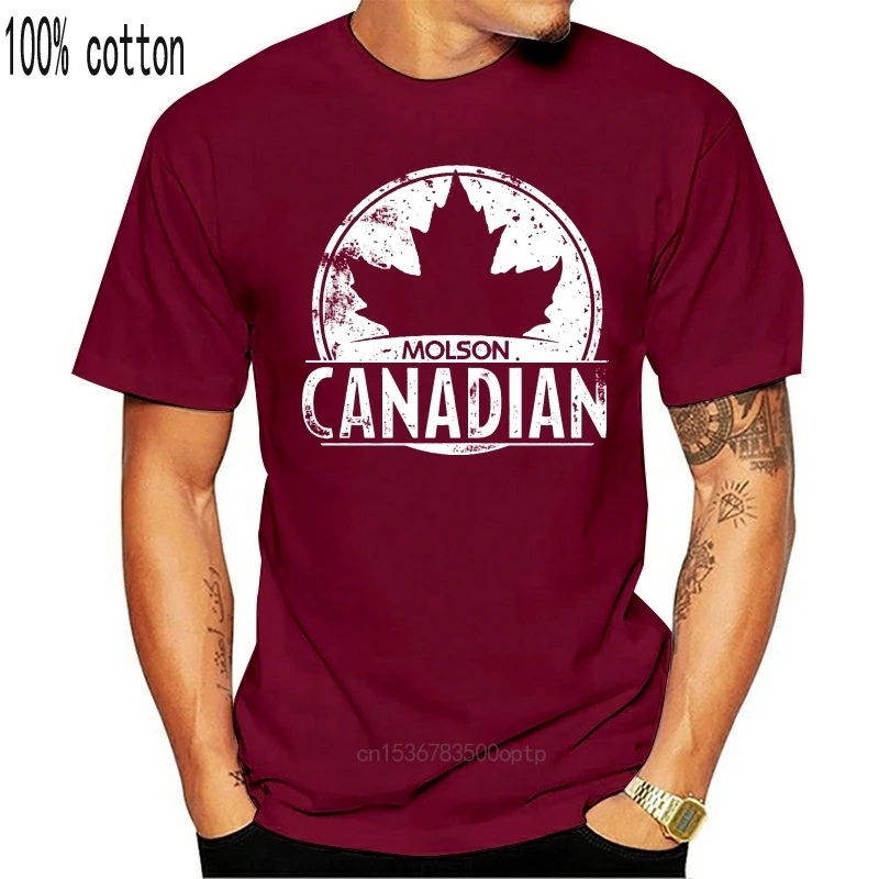 Molson Canadian T-Shirt - Maple Leaf Beer Shirt (Red) | Женская одежда