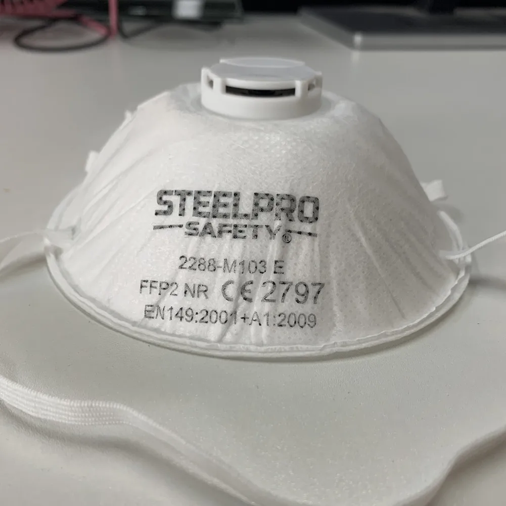 

Disposable FFP2 N95 Dust Face Mask Valved Respirator Protection Anti Virus Flu N95 Mask With Breathing Valve-1pcs 15pcs