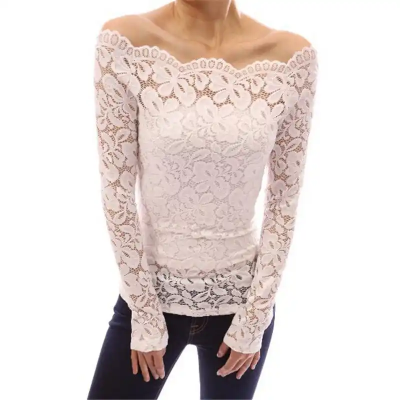 blusas de encaje para bodas