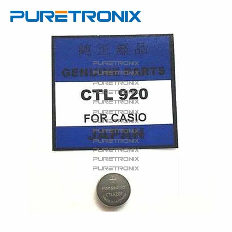 Genuine Parts CTL920 CTL920F NEW Watch Solar Rechargeable Battery