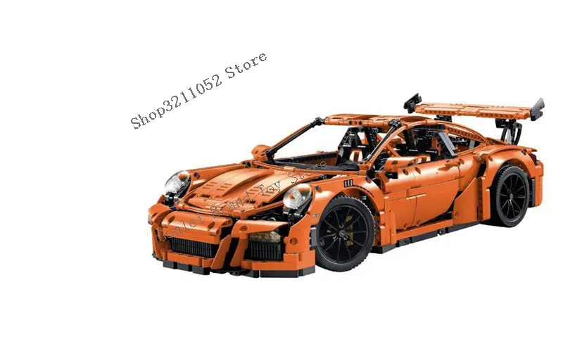 Новинка; Лидер продаж! MOCs серии гоночный автомобиль Honda S2000 AP2 MOC 24500 совместим с Technic гоночные строительные блоки кирпичи модель игрушки - Цвет: 20001 Mocs Ver.3