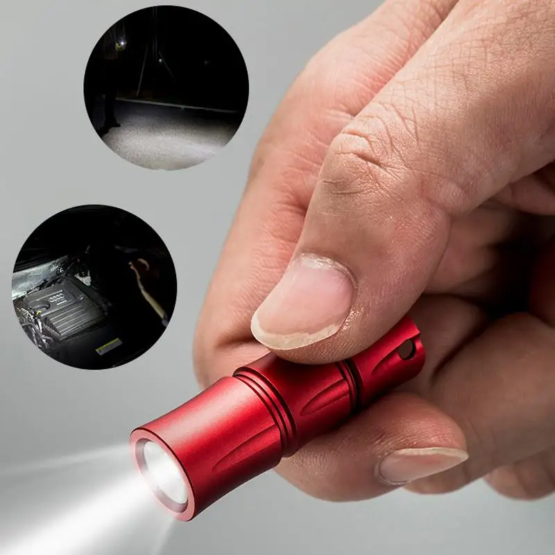 XANES 120 люмен мини фонарик 10180 батарея IPX6 Водонепроницаемый USB Перезаряжаемый 2 режима 20 г фонарик для охоты аварийная лампа