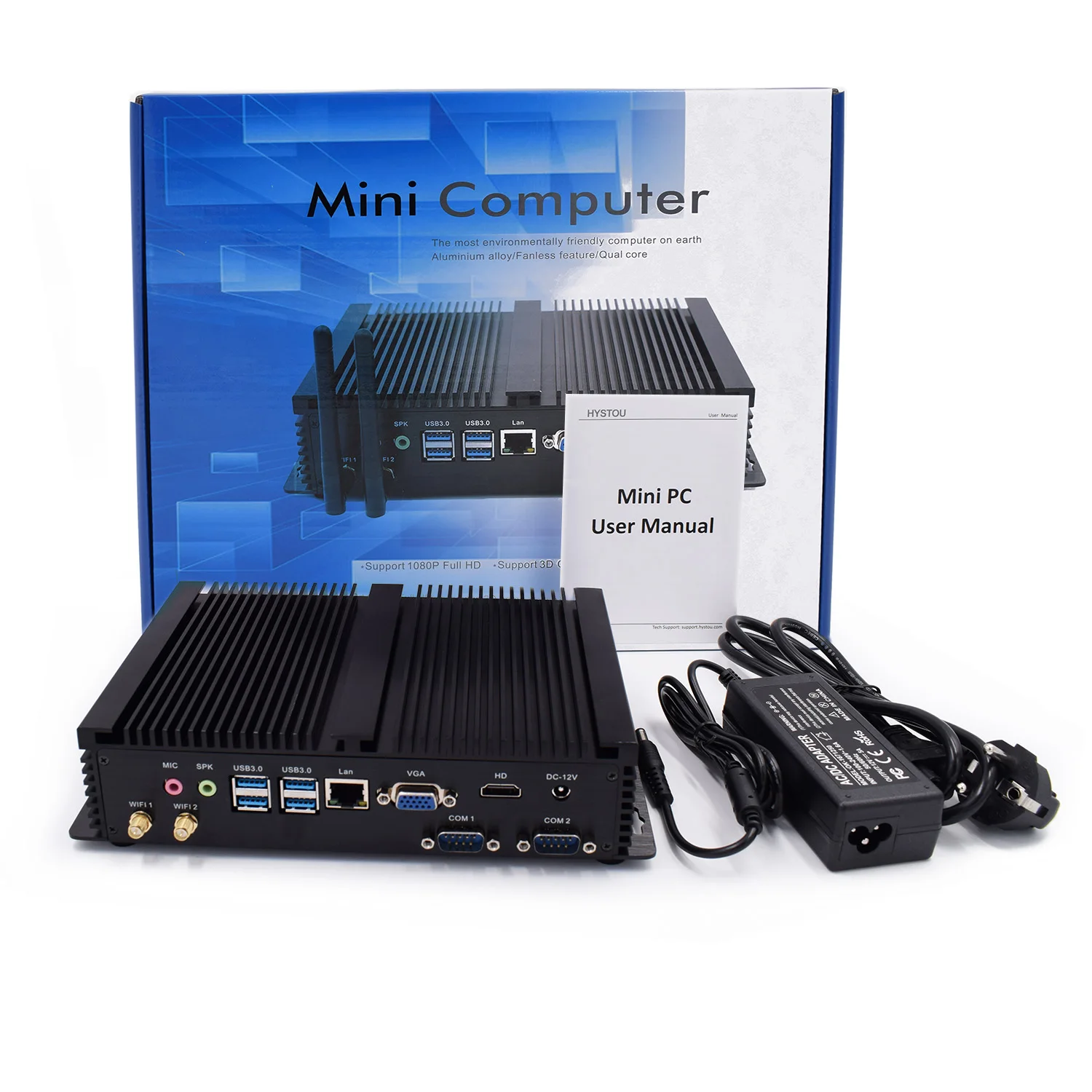 Intel Core i7 4500U i5 8250U промышленный настольный компьютер 5250U Win10 Linux i3 Minipc Intel NUC 4K HD RS232 RS485 персональный портативный ПК