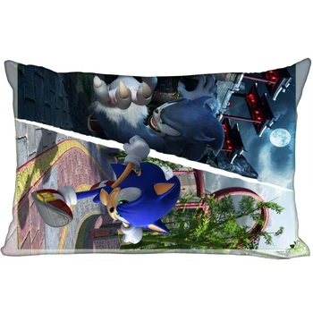 

Custom Sonic the Hedgehog Pillowcase Bedroom Home Office Decorative Pillow Cover Rectangle Zipper Pillow Cases 40x60CM,50X75CM