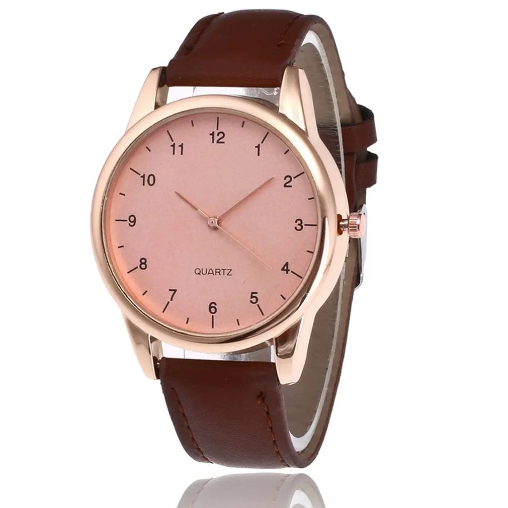 

Fashion Women Quartz Watch Leather Strap Quartz Watch Band Wristwatch Strap Analog Quartz Reloj femen