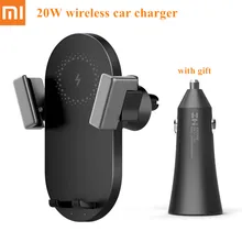 Xiao mi ZMI, комплект, беспроводное автомобильное зарядное устройство, 20 Вт, Max Qi, быстрая зарядка, автомобильный держатель для телефона, 360 градусов, для mi 9, iphone X, XS, Sumsang