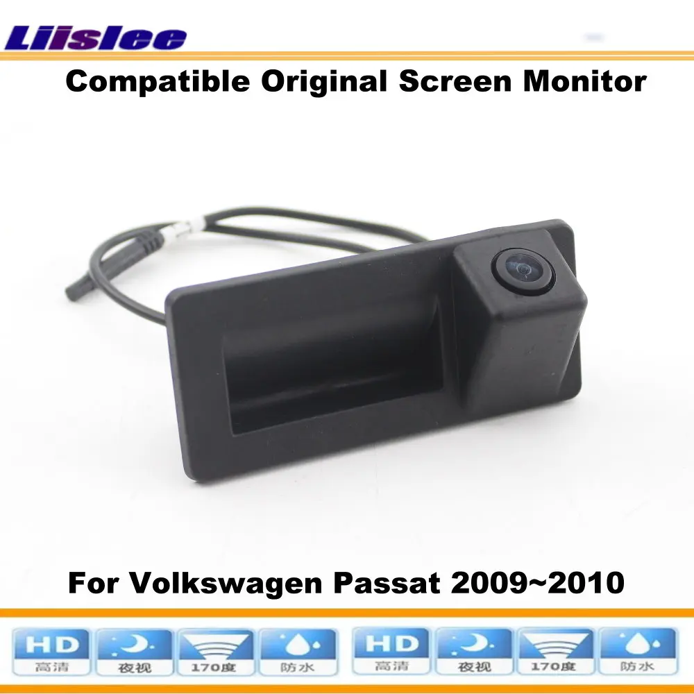 Liislee для Volkswagen Passat 2009~ 2010 камера заднего багажника совместима с оригинальным экраном интеллектуальная динамическая траектория