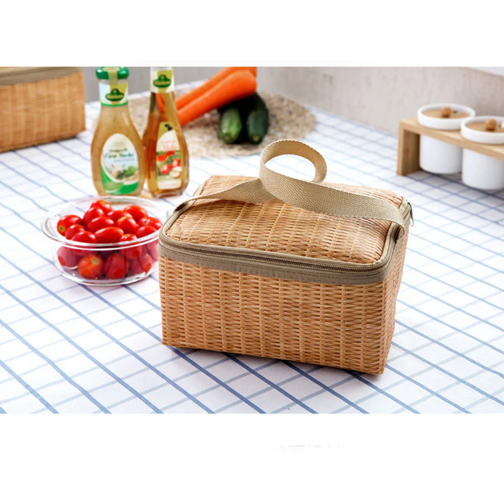 

Portable Insulated Thermal Cooler Lunch Box Carry Tote Picnic Case Storage Bag Cold Food Container Cooler For Men Women lonchera