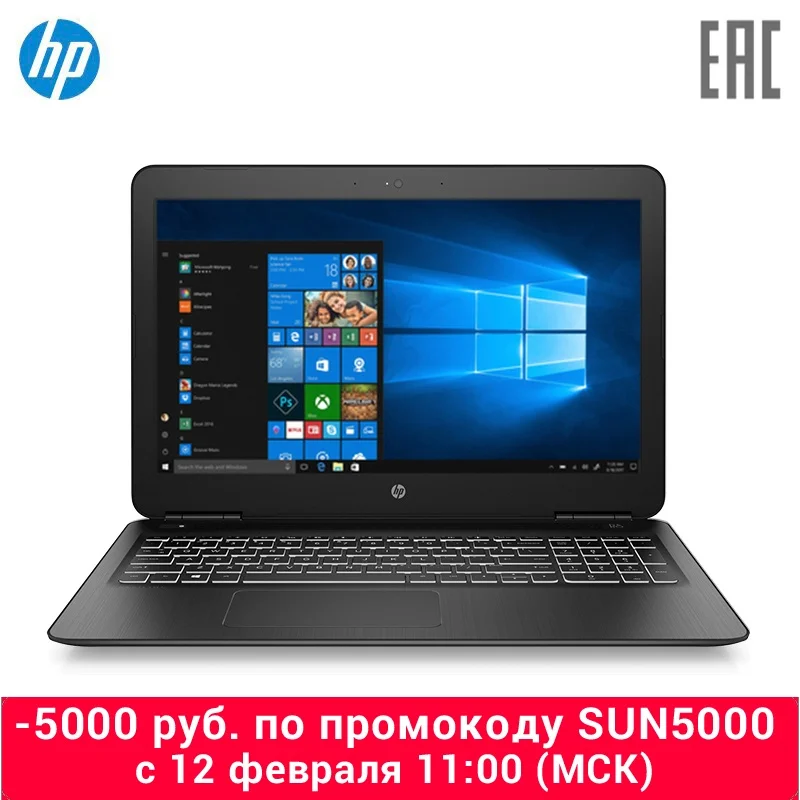 Laptop HP Pavilion Gaming 15-dp0008ur Black (Core i5 8300 H/8 GB/1 TB/1060 GB/W10) (7BL68EA) Laptop HP Pavilion Gaming 15-dp0008ur Black (Core i5 8300 H/8 GB/1 TB/1060 GB/W10) (7BL68EA)