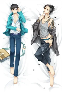 

Anime Tokyo Ghoul Dakimakura Cover Characters Kaneki Ken Bolster Case Tokyo Kushu Touka Kirishima Long Body Pillowcase