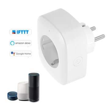 

Mini Smart Socket Smart WiFi Socket EU Type F Smart Plug Remote/Voice Control Timing Function for Amazon Alexa/Google Home IFTTT