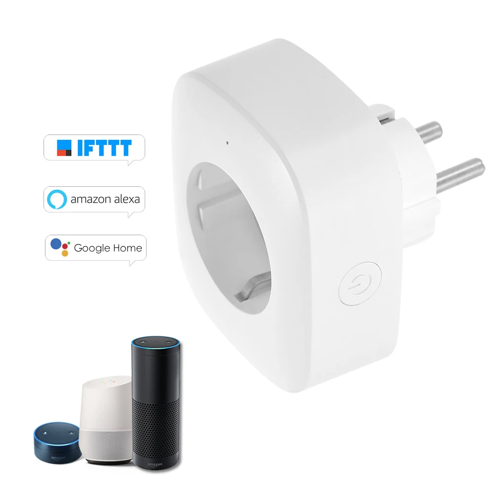 

Mini Smart WiFi Socket EU Type F Smart Plug Smart Socket Remote/Voice Control Timing Function for Amazon Alexa/Google Home IFTTT