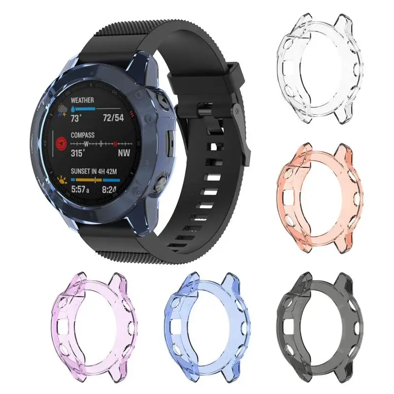 Новый ультратонкий Мягкий ТПУ защитный чехол для Garmin Fenix 6 Fenix6 Pro умных часов