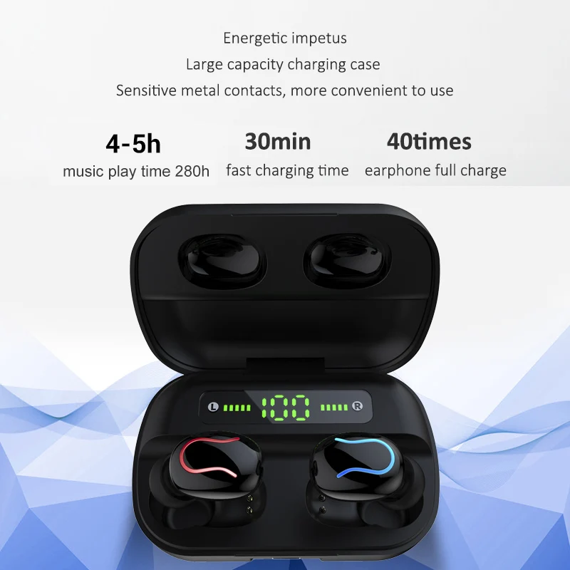 Q32 Bluetooth Earphone TWS Earphones Wireless Headphones Bluetooth Headset 5 0 Bluetooth Noise Canceling Earbuds For IPhone