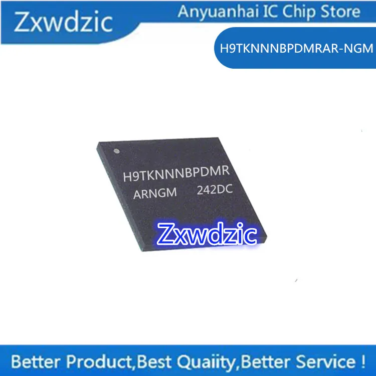 1 Pz 100% Nuovo Originale H9Tknnnbpdmrar-Ngm Bga Chip Di Memoria Muslimngm