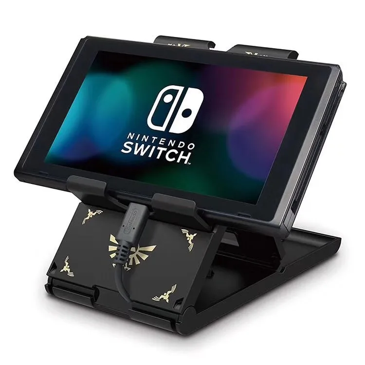 

Switch with Cassette Holder Zelda Theme Holder with 7 NS Game Cartridges Zelda Black And White with Pattern