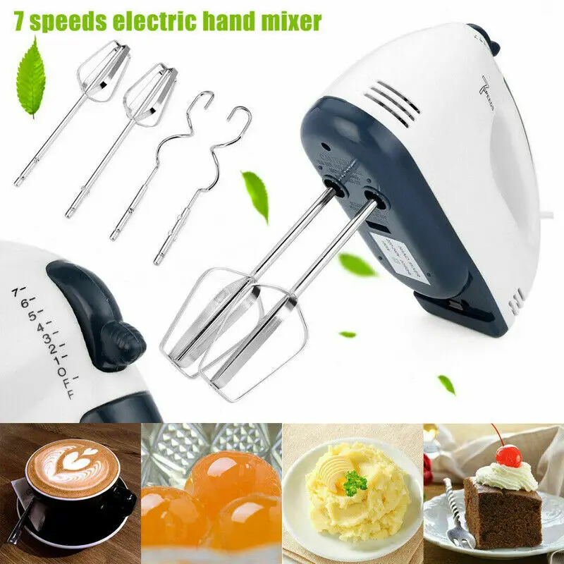 Dropship 1pc 7-Speed Electric Hand Mixer - Egg Beater, Whisk