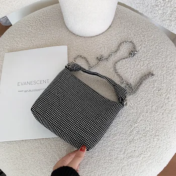 

Brand Original Design Handbag Women 2020 New Fashion Joker Shoulder Messenger Bag Chain Bucket Bag