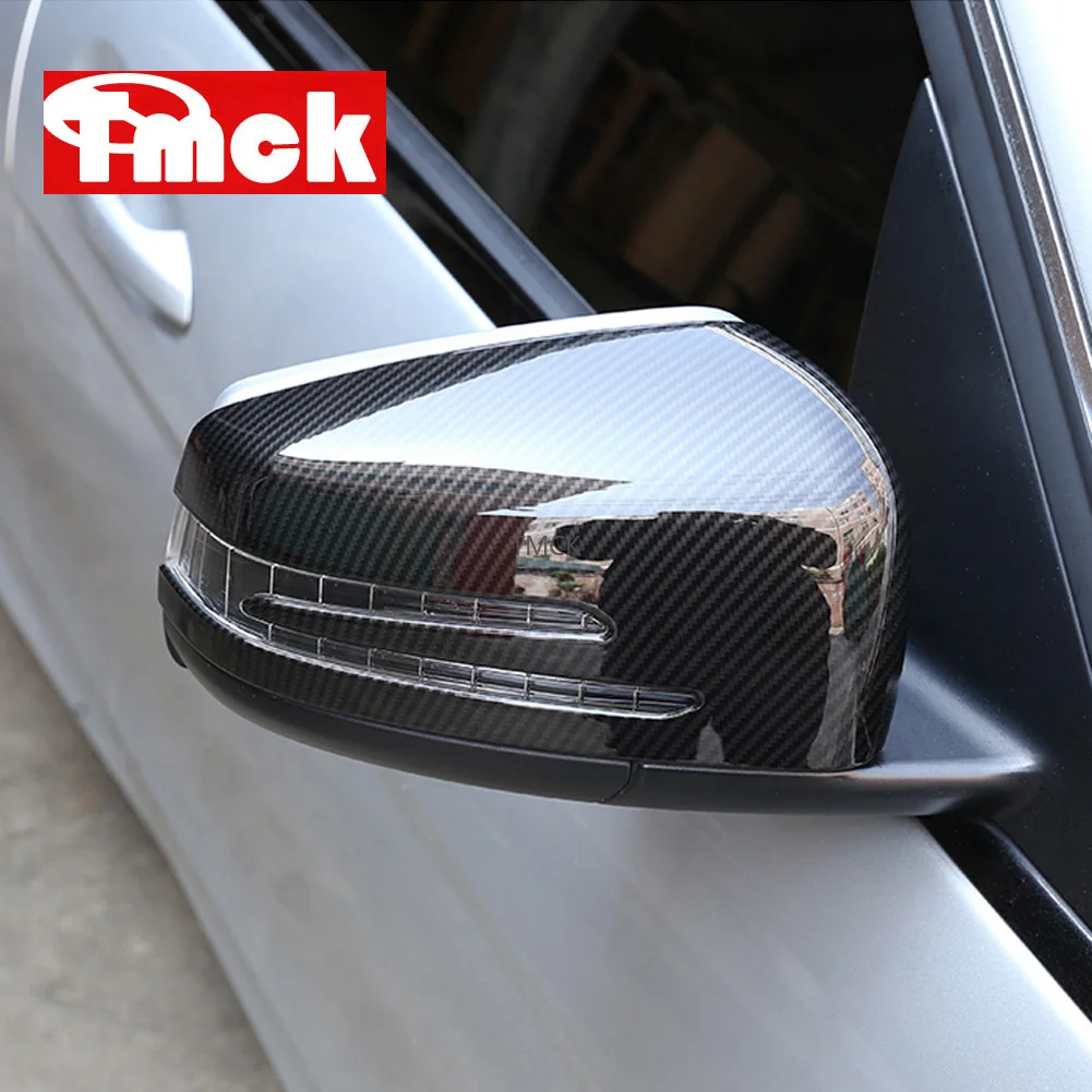 Car Accessories Side Rearview Mirror Cap Cover Trim Sticker For Mercedes Benz A B C E S CLA GLK GLA CLS W176 W204 W212 W221 W218