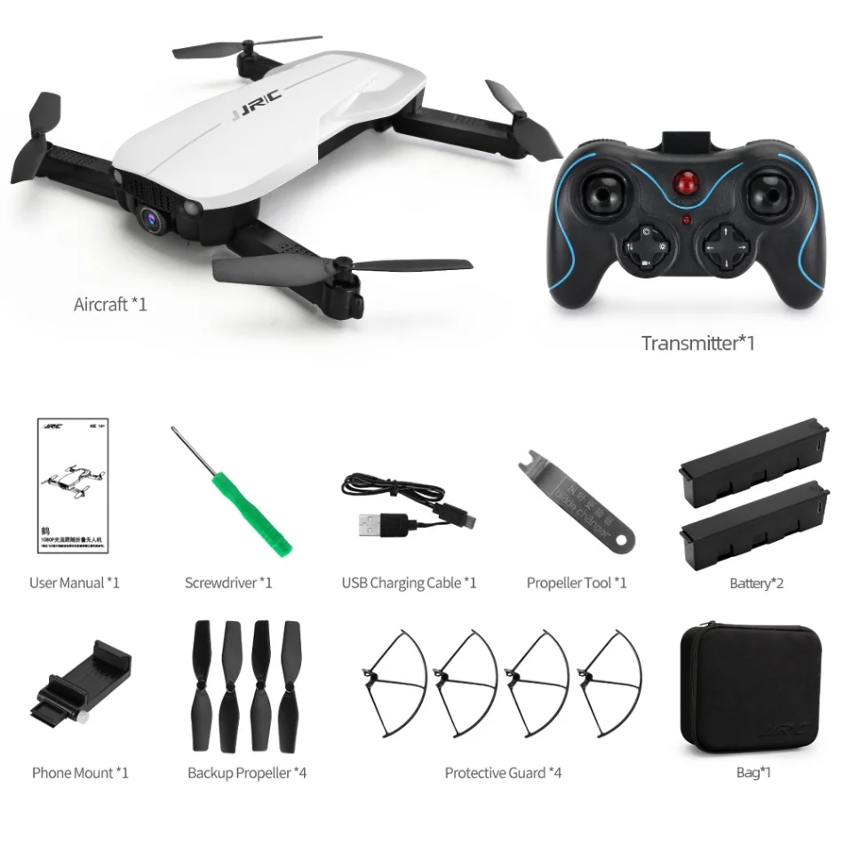 

JJRC H71 GPS 5G WIFI RC Drone With 1080P Camera HD Auto-Follow Optical Flow Positioning Foldable RC Drone RTF Quadcopter